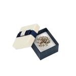 Luxury Packing Fancy Jewelry Box With Bowknot Customized PU Leather