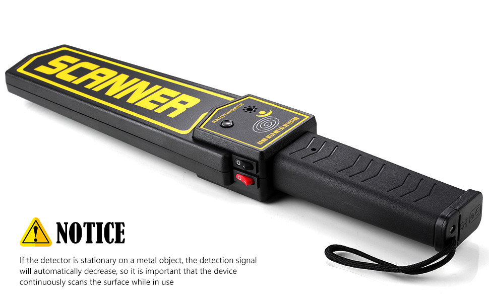 Wood metal nails detect Hand Held Metal Detector with 9V battery led alarm