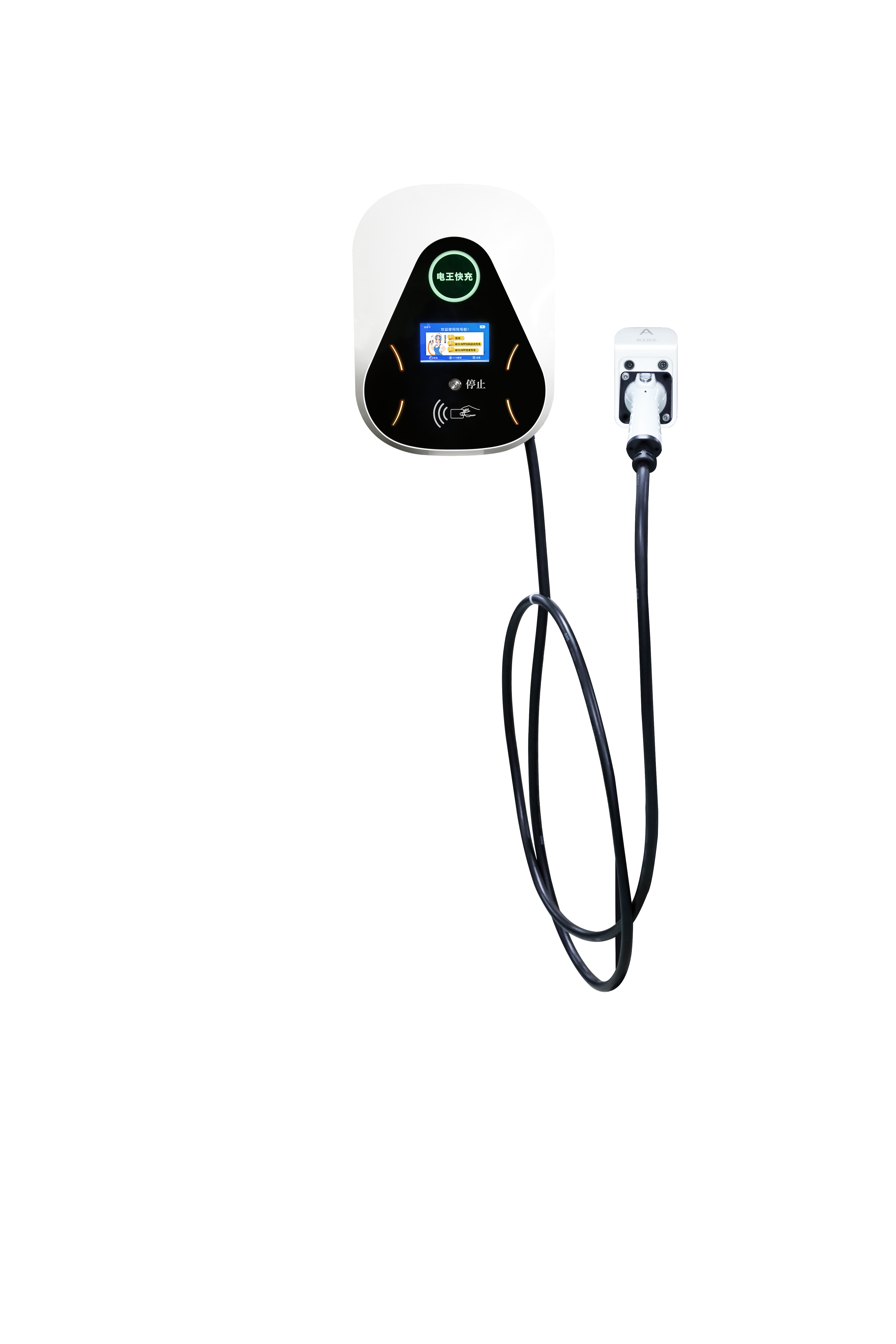 220VAC Input Voltage Range 7KW Wall Mounted Charger for Energy Vehicles Portable Charger