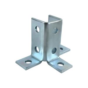 Quality Standard Base Plate Steel Frame Connection Fitting For Channel 15-20Kg wholesale