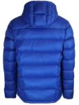 Blue Mens Warm Waterproof Coat , Hooded Mens Waterproof Puffer Jacket