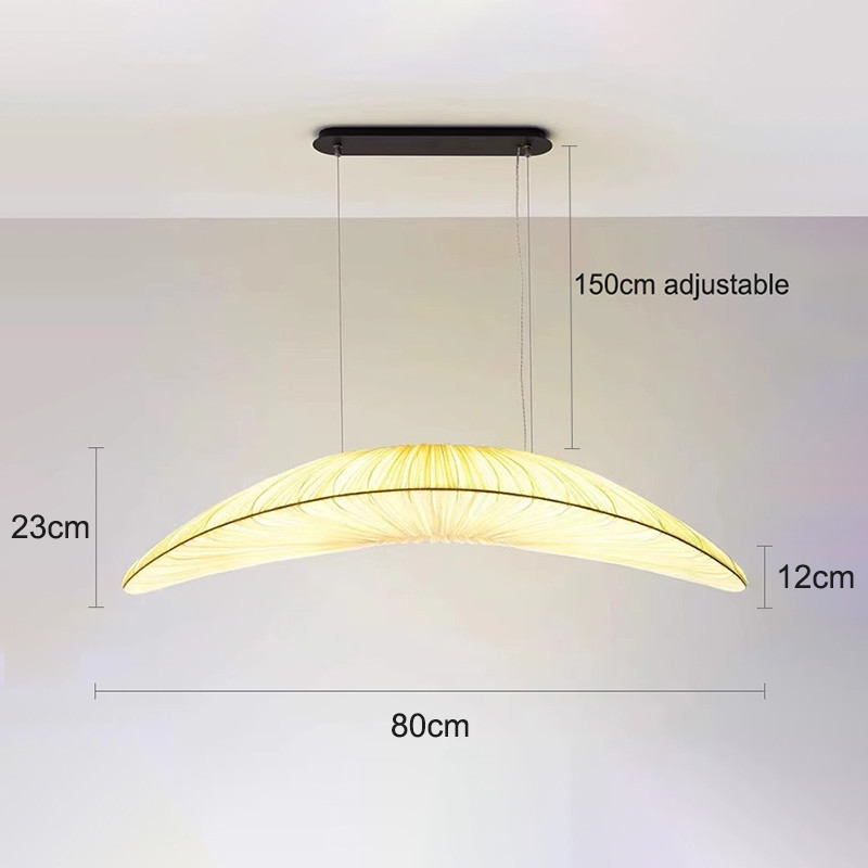 Minimalist Cloth Led Pendant Lights Designer Sailboat Ceiling Hanging Lamps(WH-AP-555)
