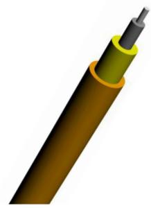 Quality SXC Simplex Patch Cord , Tight Buffered Fiber Cable Single Φ900µM / Φ600µM wholesale