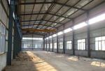 Warehouse Garage Sunlight Tile Steel Frame Construction With 5 Ton Crane