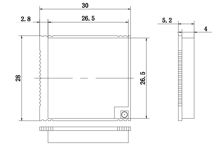 UHF RFID Microchip Reader Module Embedded Reader Module For Self Service Kiosk Small Size Design 0