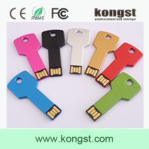 Quality Kongst Key shape usb flash drive, metal key usb, promotional gift usb key wholesale