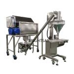 Semi Automatic Auger Screw Powder Filling Machine Heat Sealing