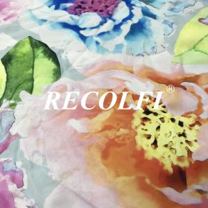 Quality 2 Way Elastane Recycled Fabric , Recycled Material Fabric For Swimwear wholesale