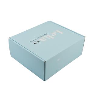 Quality Pantone Color White E Flute Corrugated Cardboard Shipping Boxes For Gifts wholesale