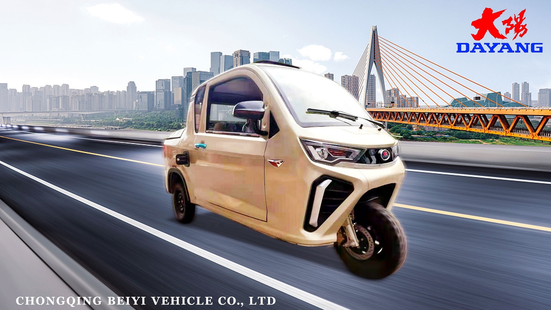 3 Wheels Gas/Petrol Fuel Adult 250CC Cargo Tricycle Open Body Type with Displacement 250cc