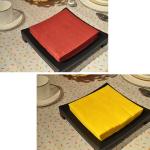 Water Blue 1/4FLD 25Ct Color Paper Napkin Airlaid Restaurant Use