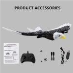 405mm Simulation Wingspan Flying Eagle Aircraft 2.4g Radio Control Plane for