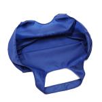 Blue OEM Logo Print 210D Polyester Reusable Shopping Bag