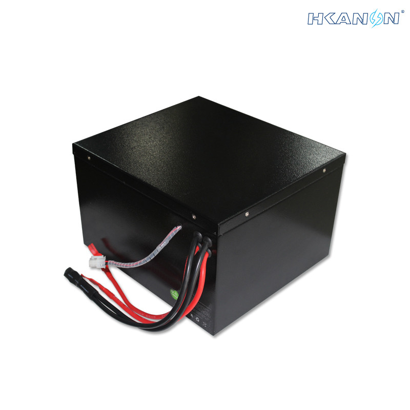 E - Bike Lithium Ion 72v Battery Pack 30ah Deep Cycle With Metal Iron Box