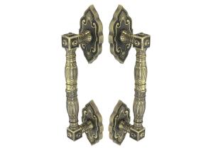 Quality New Patent Design High Quality antique bronze Entrance Big Door Pull Handle wholesale