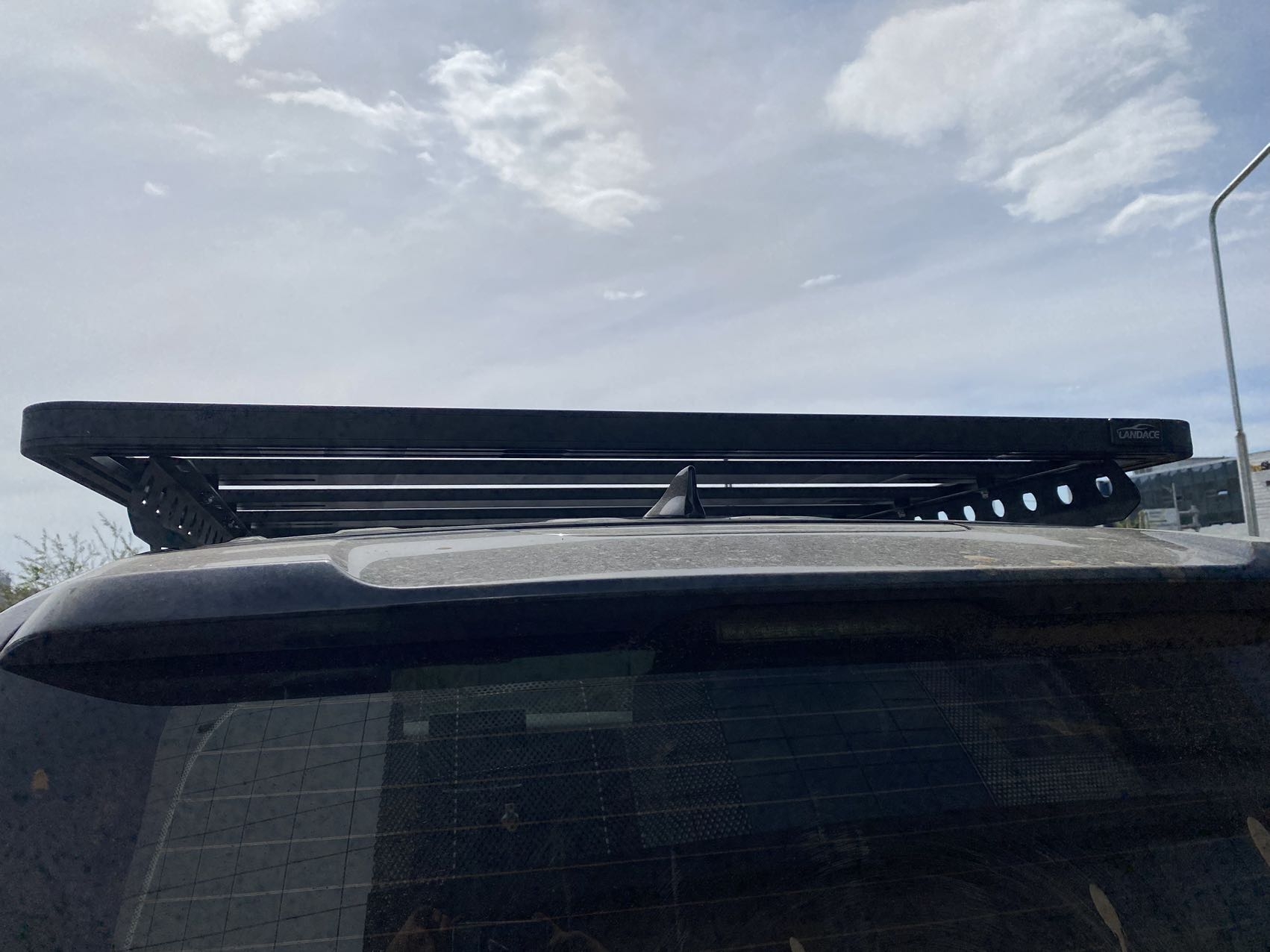 LC300 150*142*5 Flat Roof Rack Aluminum Alloy Exterior Accessories for 4X4 Vehicles