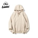 Embroidered Blank Felpa 80% Cotton 280g Sweatshirts Fitted Heavy Men Pullover