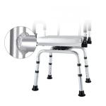 Lightweight Rotating Shower Seat 45*44*70cm Flexible Non Slip Tips