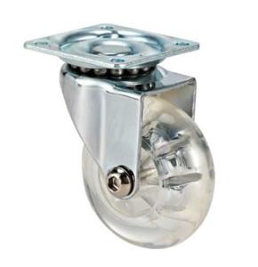 Quality 50mm Clear Casters Urethane Casters Furniture Wheels Swivel Casters wholesale