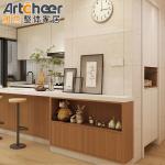 Enhance Your Kitchen with Laminated Bullnose Countertop Acrylic Kitchen Cabinet