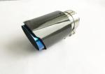 Carbon Fiber Glossy 175mm 2.5 Inlet 3.5 Outlet Exhaust Tip