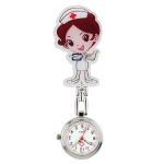 Fob Nurse Pocket Watches Quartz Brooch Medical Watch Cartoon Cute Kawaii