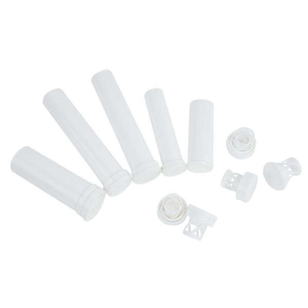 Customized PP Material Effervescent Tablet Tube for White Vitamin C Tablets