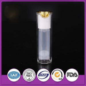 Quality 20ml Round Skincare Acrylic Snap On Bottle Airless Pump Cosmetic Bottle wholesale