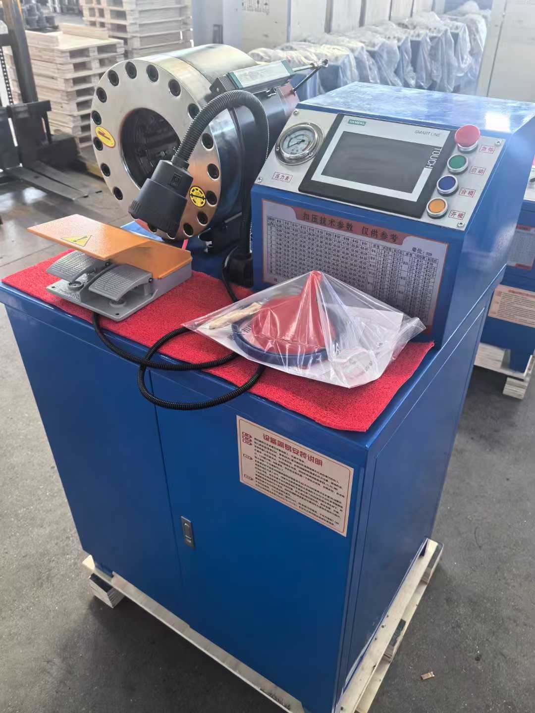 2" Electric High Model Basic Model Button System 10 Dies Big Power Portable Hydraulic Hose Crimping Machine Excavator Hose Press Tool