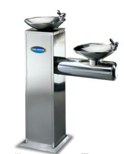 Quality Eco - Friendly Stainless Steel Drinking Fountain With 2 Round Basin wholesale