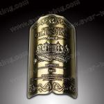 Personalized Customization Metal Spirit Custom Vodka Labels