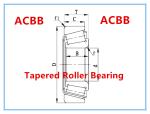32017 P4 Tapered Roller Bearing 2500RPM-3000RPM