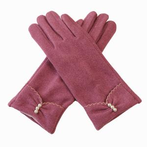 Quality Ladies Warm Windproof Gloves Elegant Peral Mittens Female Fashion Women wholesale