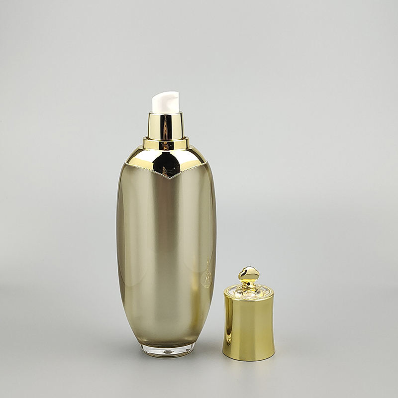 Luxury Skincare Plastic Acrylic Lotion Spray Pump Bottles / Cosmetic Jar Containers