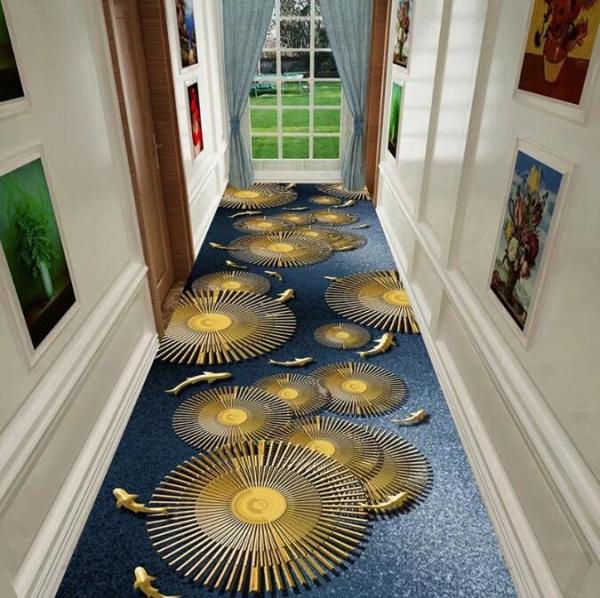 Special Geometric Pattern Commercial Floor Mat Entrance Corridor Stairway Hotel
