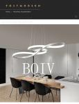 Fashionable, simple Acrylic chandelier Used for lamps and lanterns in dining