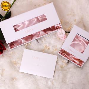 Quality 12cm Foldable Packaging Box For Full Set Hair Extension Wigs wholesale
