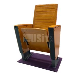 Quality Stackable Muslim Prayer Auditorium Theater Seating With Writing Board wholesale