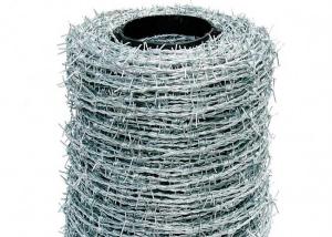 Quality Traditional Twisted Barbed Wire Barbs Light Duty High Tensile 5&quot; Barb Spacing wholesale