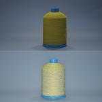 Yellow Reflective Yarn UV Resistant With Glass Bead Coating