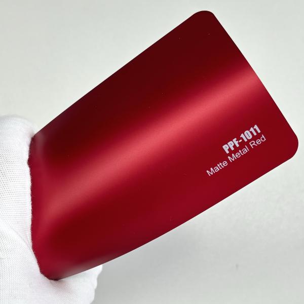 Matte Metal Red Hydrophobicity 1.52X16m color paint protection film matte ppf