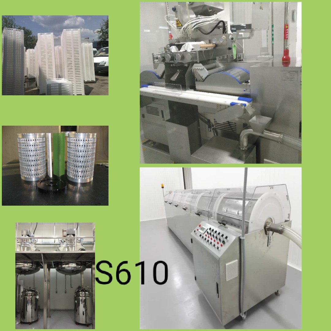 Large Filling Volume Capsule Filling Equipment 150 * 250mm Die Roll Capsule Making Machine