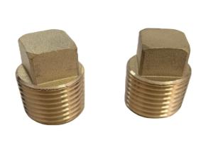 Quality 1/2&quot; NPT Male Brass Tube Fitting Square Head Plug Solid wholesale