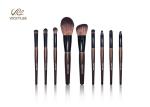 Fiber Imitation wooden handle ODM Face Brush Set