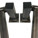 Structure Turning Metal Table Legs Furniture Legs Steel Work Surface Dining