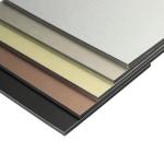 Impact Resistant Brushed Aluminum Composite Panel 3mm Thickness