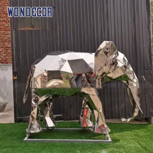 Quality Forging Abstract Ss Sculpture Geometry Elephant wholesale