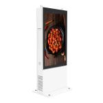 Customizable 43" Outdoor Lcd Advertising Signs Floor Standing Weatherproof