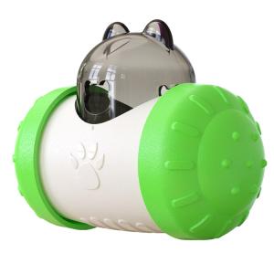 Quality Hot Selling Non Electrified Pet Food Leaker Educational Pet Interactive Toy Swing Bear Tumbler Pet Food Spiller wholesale