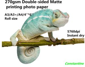 Quality 270gsm double-sided Matte inkjet photo paper wholesale